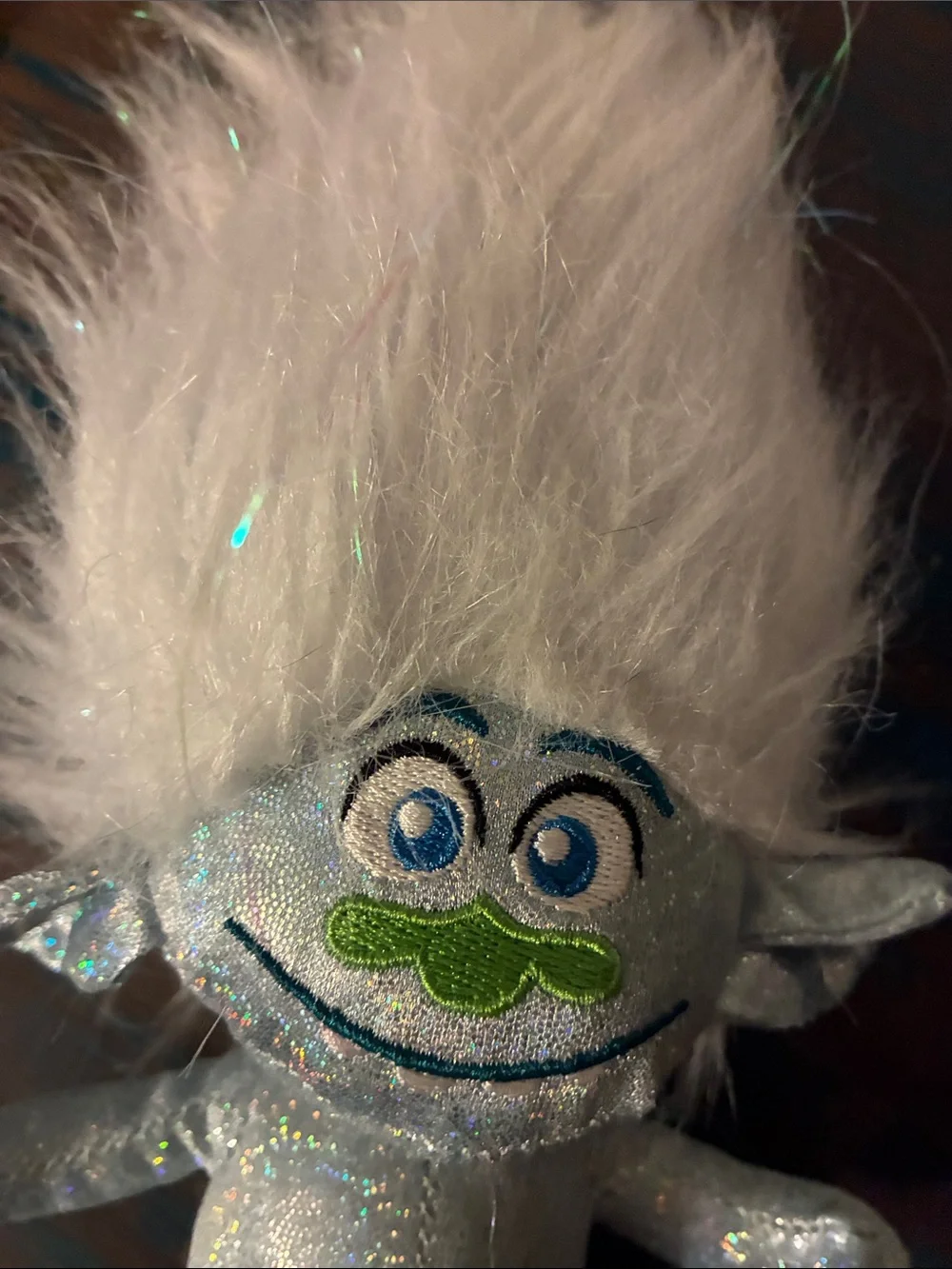 Trolls Dreamworks 4 Plush Toy Set: Cooper Biggie Guy Diamond Mr. Dinkles
